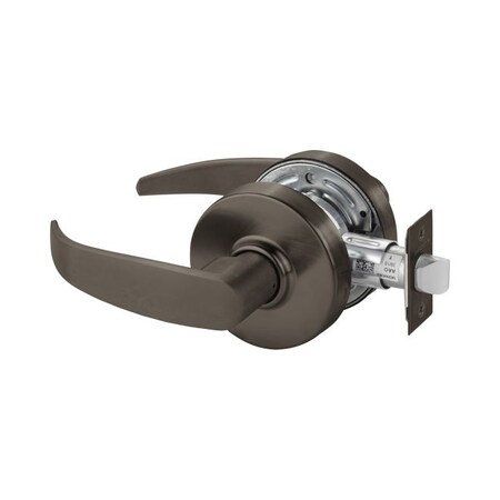 Sargent Passage Cylindrical Lock Grade 2 with P Lever and L Rose with T Strike Oil Rubbed Bronze 7U15LP10B